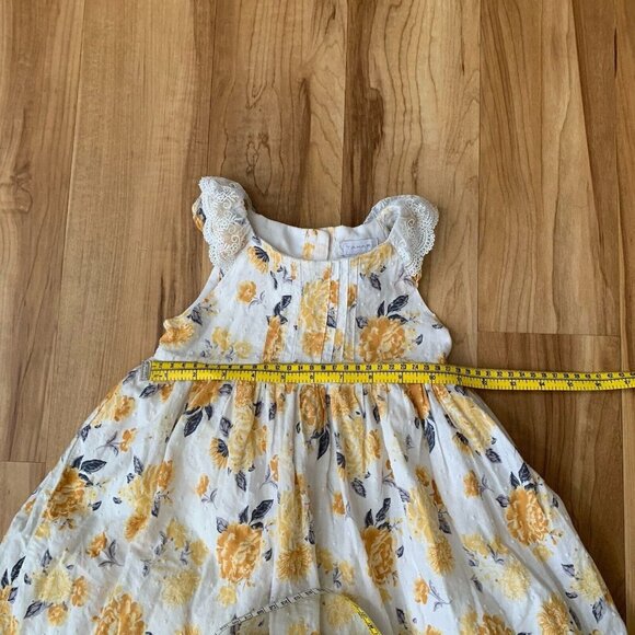 Tahari Yellow Floral Kids Dress - Picture 3 of 12